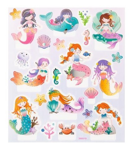 Pop-Up Stickers: Mermaid  -tarra-arkki