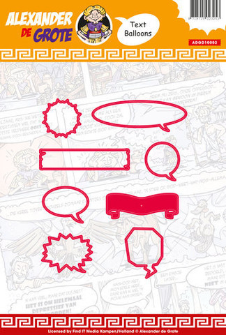Text Balloons -stanssisetti