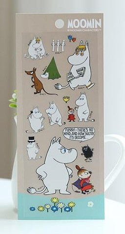 Moomin Clear Stickers 4