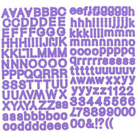 Alpha Stickers: Dot Purple