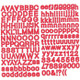 Alpha Stickers: Dot Red