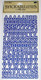 Alpha Stickers: Princetown Navy & White