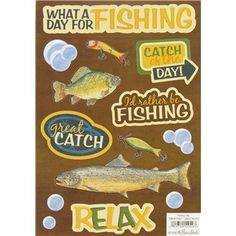 Stickabilities Cardstock Stickers:  Fishing