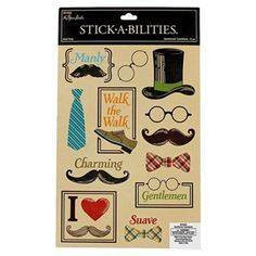 Stickabilities Cardstock Stickers: Gentlemen