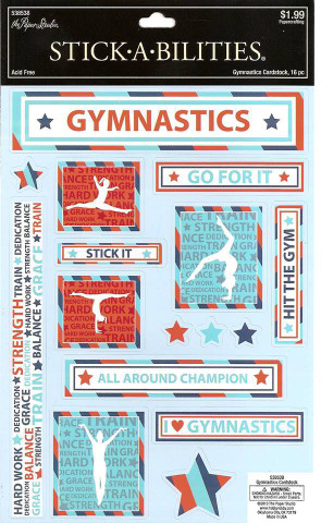 Stickabilities Cardstock Stickers: Gymnastics