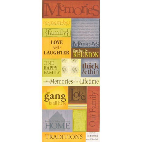 Stickabilities Cardstock Stickers: Memories
