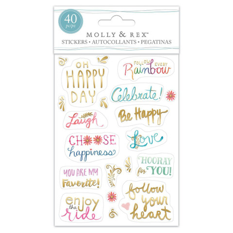 Molly & Rex Clear Stickers: Inspiration