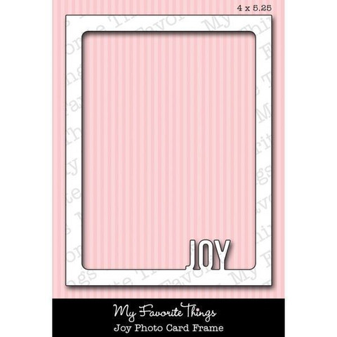 Joy Photo Card Frame  -stanssi