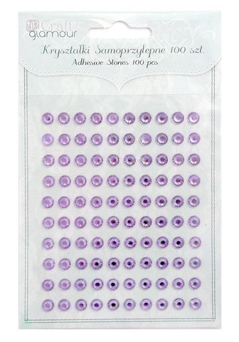 Adhensive Stones : Lilac 6 mm