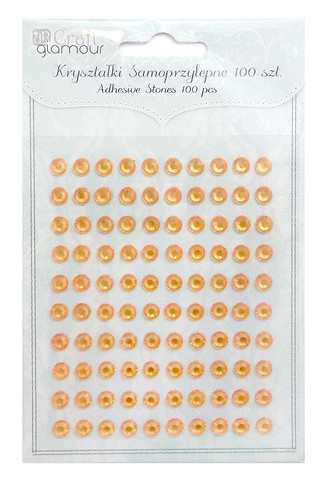 Adhensive Stones : Orange 6 mm