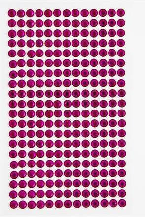Adhensive Stones : Fuchsia 6mm
