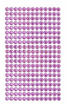 Adhensive Stones : Pink 6mm
