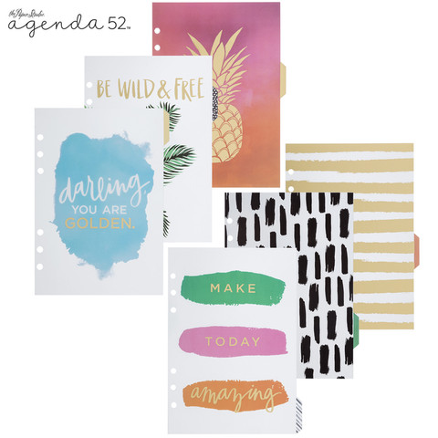 Gold Foil Designer Tabbed Dividers