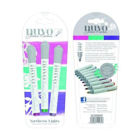 Nuvo Glitter Markers: Northern Lights - tussipakkaus