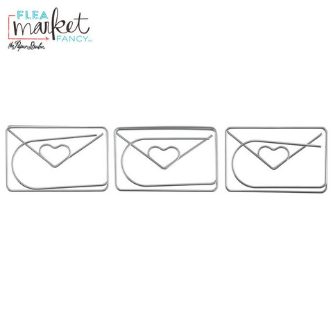 Flea Market Fancy Paperclips: Silver Large Envelope