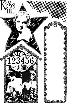 Vintage Nudes 4 Unmounted A6 - leimasinsetti