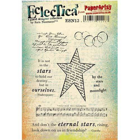 Eclectica by Sara Naumann Ezmount A5: Stars - leimasinsetti