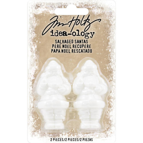 Tim Holtz Idea-ology: Salvaged Santas 