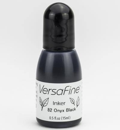 Versafine: Onyx Black  -täyttöpullo