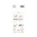 Recollections Planner Stickers:  Lollipalooza Words & Phrases Clear Stickers- tarrapakkaus