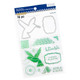 Coastal Village: Hummingbird stamps & dies -setti