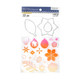 Coastal Village: Tropical Flowers stamps & dies -setti