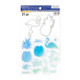 Coastal Village: Flamingo & Pineapple stamps & dies -setti