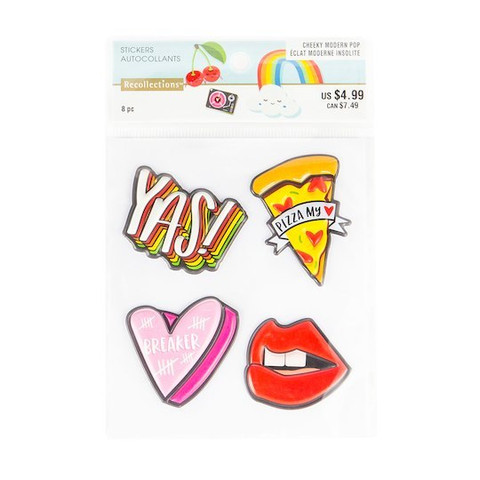 Patch Stickers: Modern Pop Pizza -tarrapakkaus