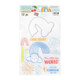 Cheeky Modern Pop stamps & dies: Rainbow -setti