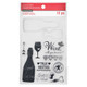 Valentine stamps & dies: Wine -setti