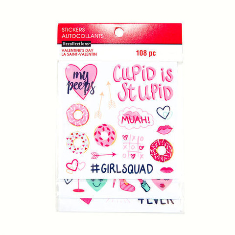 Galentine's Clear Stickers -tarrapakkaus