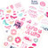 Galentine's Clear Stickers -tarrapakkaus