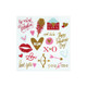 Happy Valentine's Day Clear Stickers -tarrapakkaus