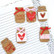 Layered Stickers Valentine: Mason Jars  -tarrat