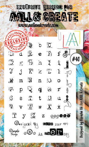 Aall & Create: Artsy Alpha  #40 - leimasinsetti