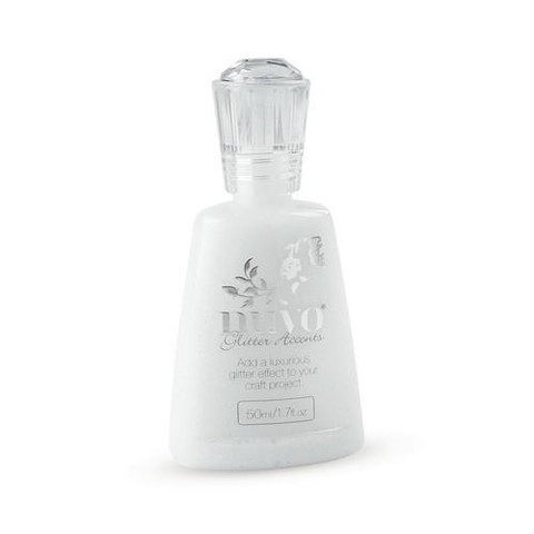 Nuvo Glitter Accents:Fresh Snowfall 50ml