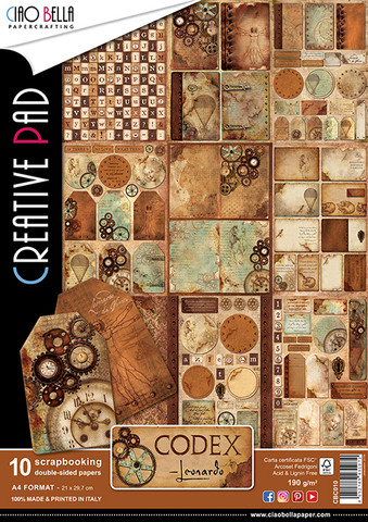 Ciao Bella: Creative Pad A4 Codex Leonardo