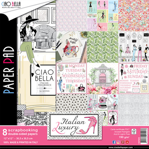 Scrapbooking Paper Pad : Italian Luxury