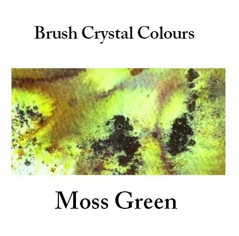 Brusho Crystal Colors -  Moss Green 15g