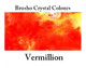 Brusho Crystal Colors -  Vermilion 15g