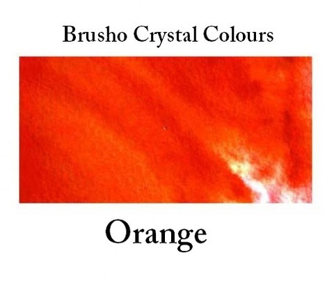 Brusho Crystal Colors -  Orange 15g