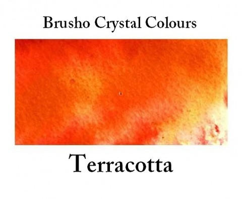 Brusho Crystal Colors -  Terracotta 15g