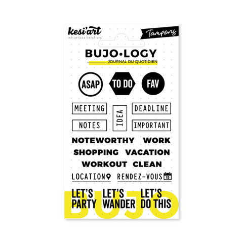 Bujo-logy Clear Stamps : ASAP