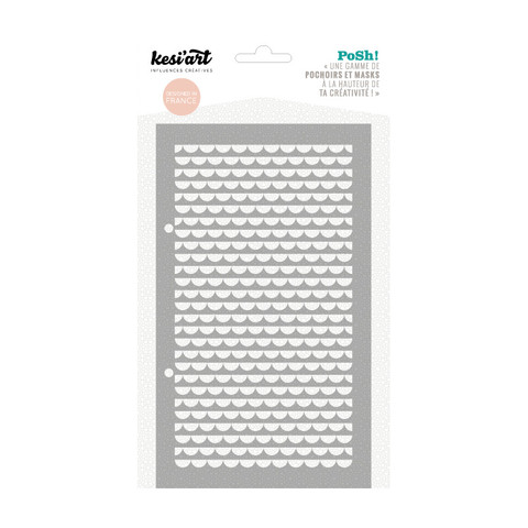 Posh! Stencil : Little Scallops - sabluuna