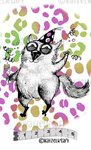 Katzelkraft: Fat Cats - Drinky - unmounted leimasin