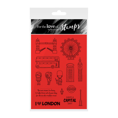 I Love London  - kirkas leimasinsetti