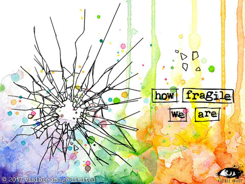 Visible Image: How Fragile A6 -leimasinsetti