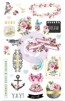 Prima Marketing: Misty Rose Ephemera & Stickers 1