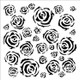 13arts: Aqua Roses 6 x 6 -sabluuna