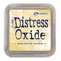Distress Ink Oxide: Scattered Straw -mustetyyny